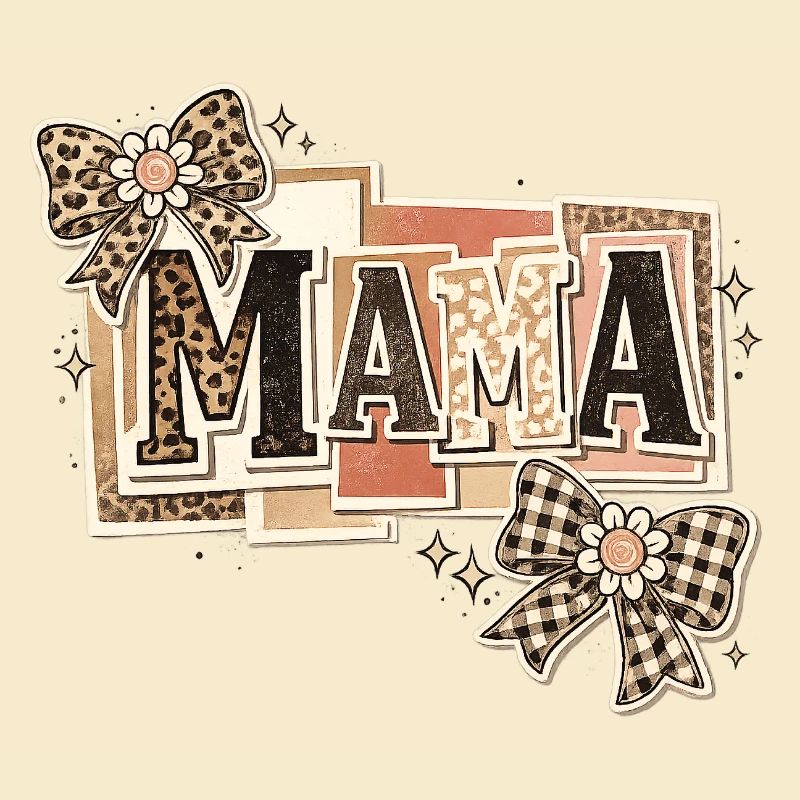 Mama Leopard und Bögen | Muttertagsgeschenk