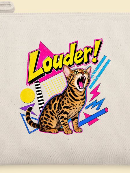 Schrille 90s Memphis Bengal Katze