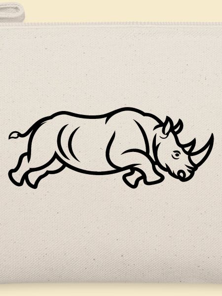 Mighty Rhino - Sauberes Tierdesign