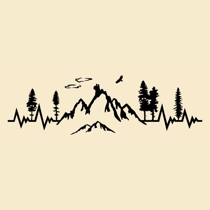 Hiking heartbeat, mountain pulse