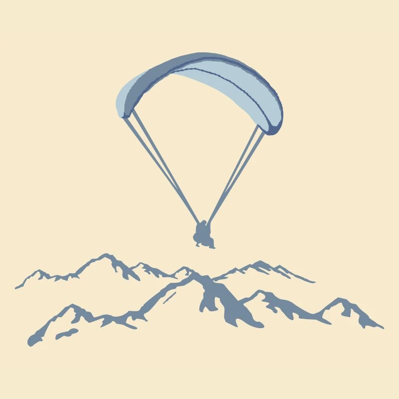 Paragliding, paragliding and mountains