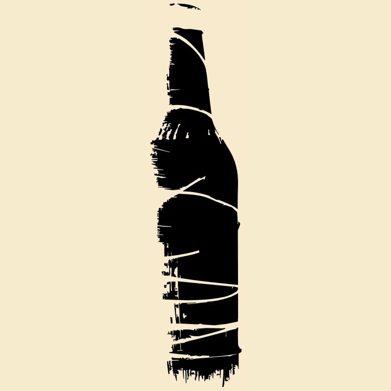 Bierflasche Draht
