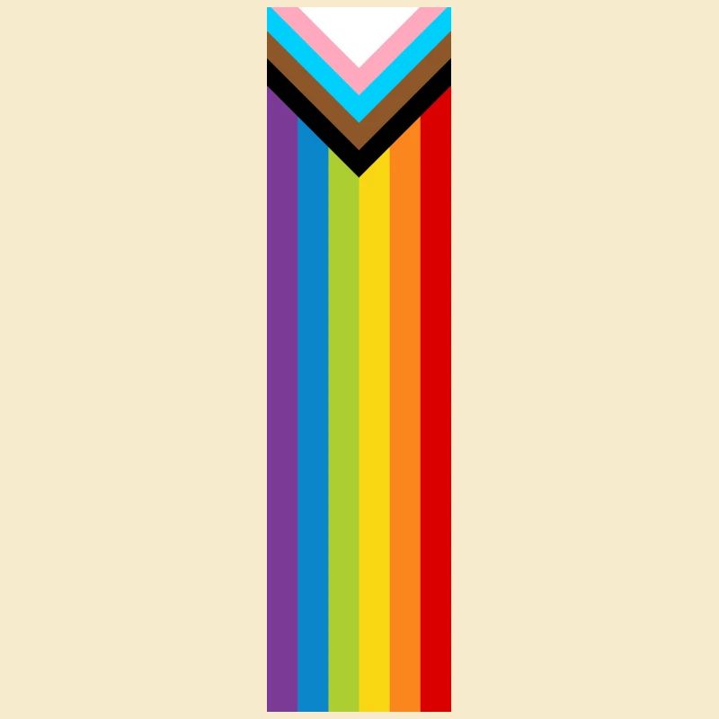 Drapeau de la fierté LGBTQ + Nouveau drapeau de progrès arc-en-ciel