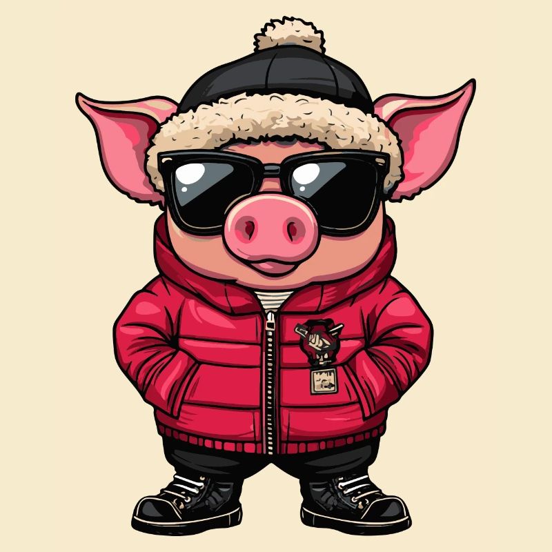 Cochon Hiver Bande Dessinée