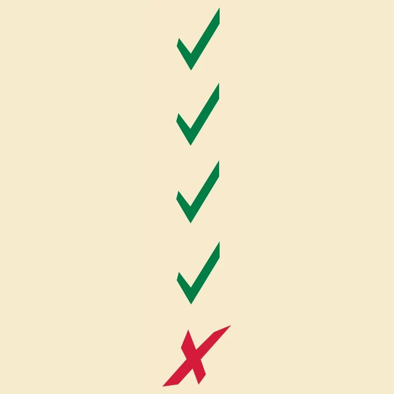 Checkliste Häkchen