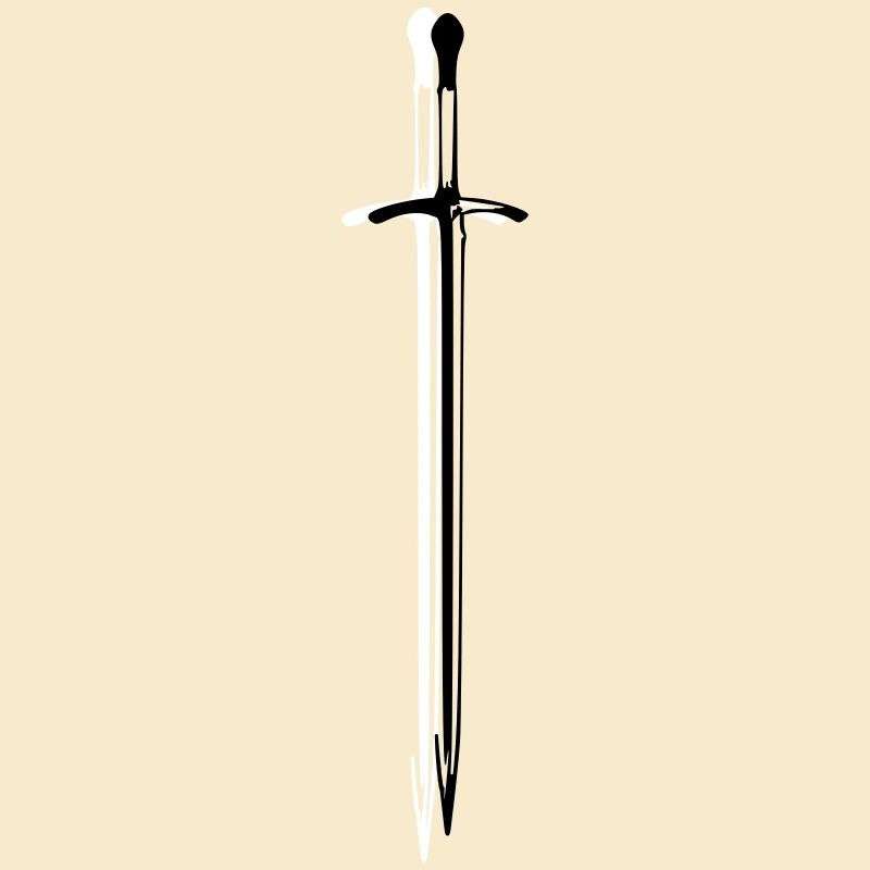 Sword great cool fantasy vector design