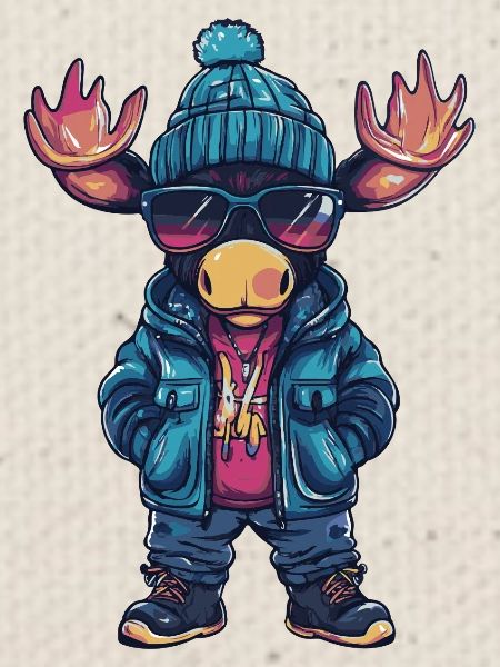 Elch Winter