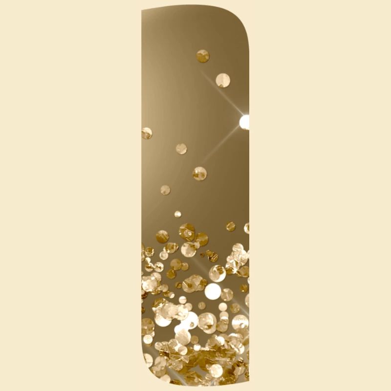 Customizable Monogram I Gold Glitter