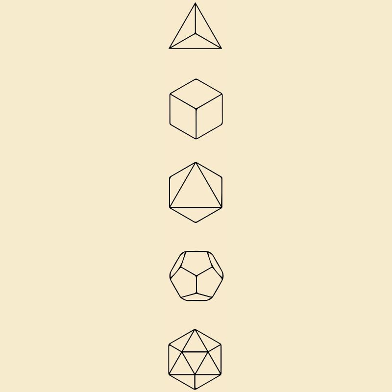 Platonic Solids, Sacred Geometry, Mathematics