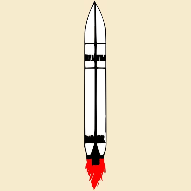 Vecteur de vol spatial spatial de fusée spatiale