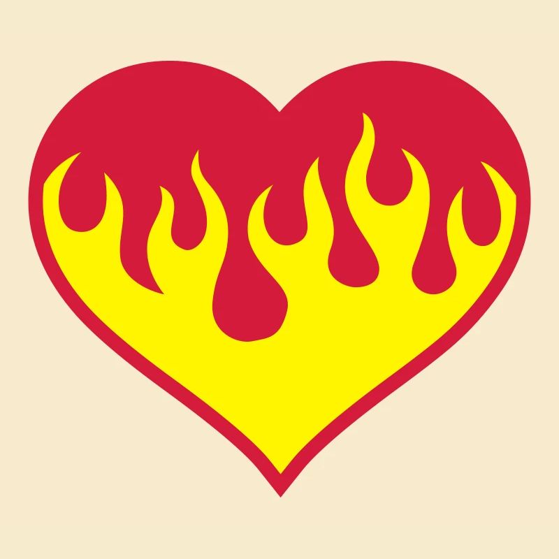 Flammendes Herz