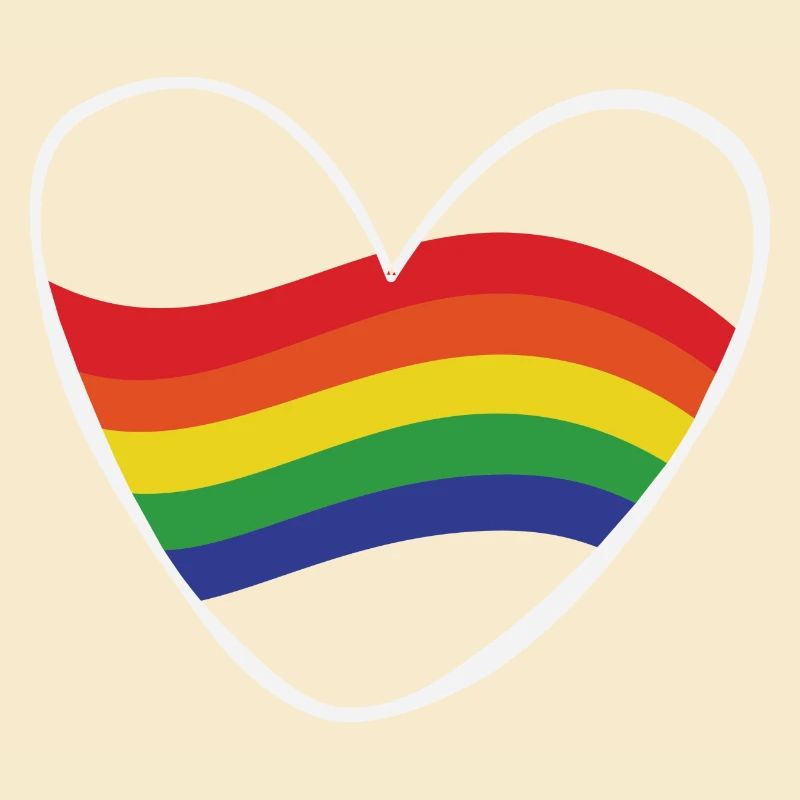 Rainbow heart | Gift Idea | LGBT