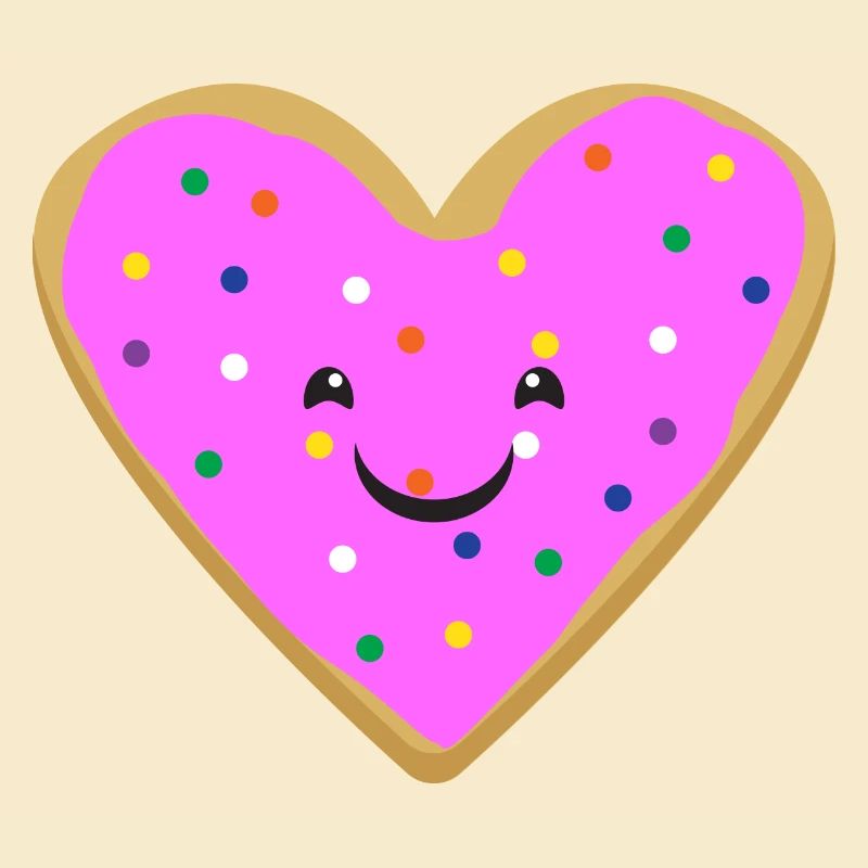 Heart donut