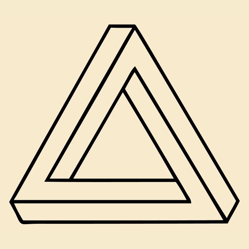 penrose triangle hipster