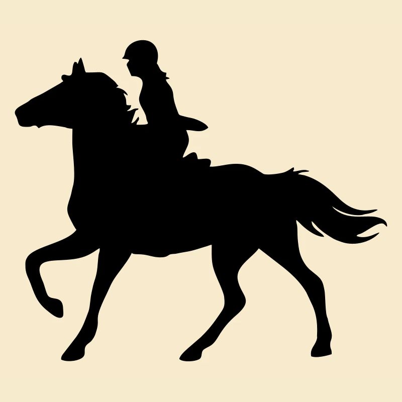 Mädchen mit Pferd