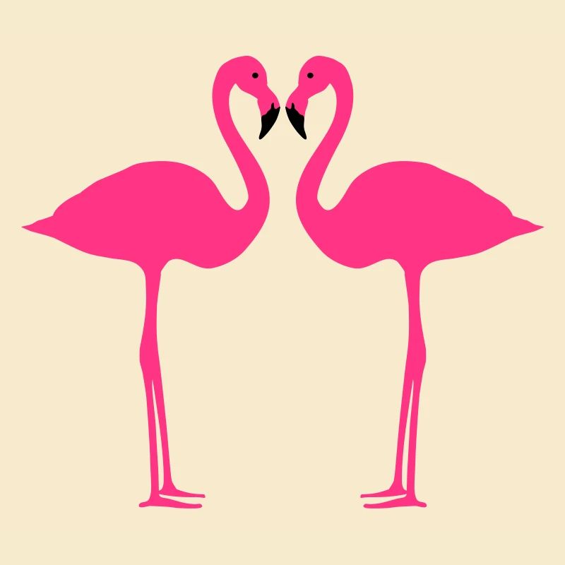 Flamingos 2farbig
