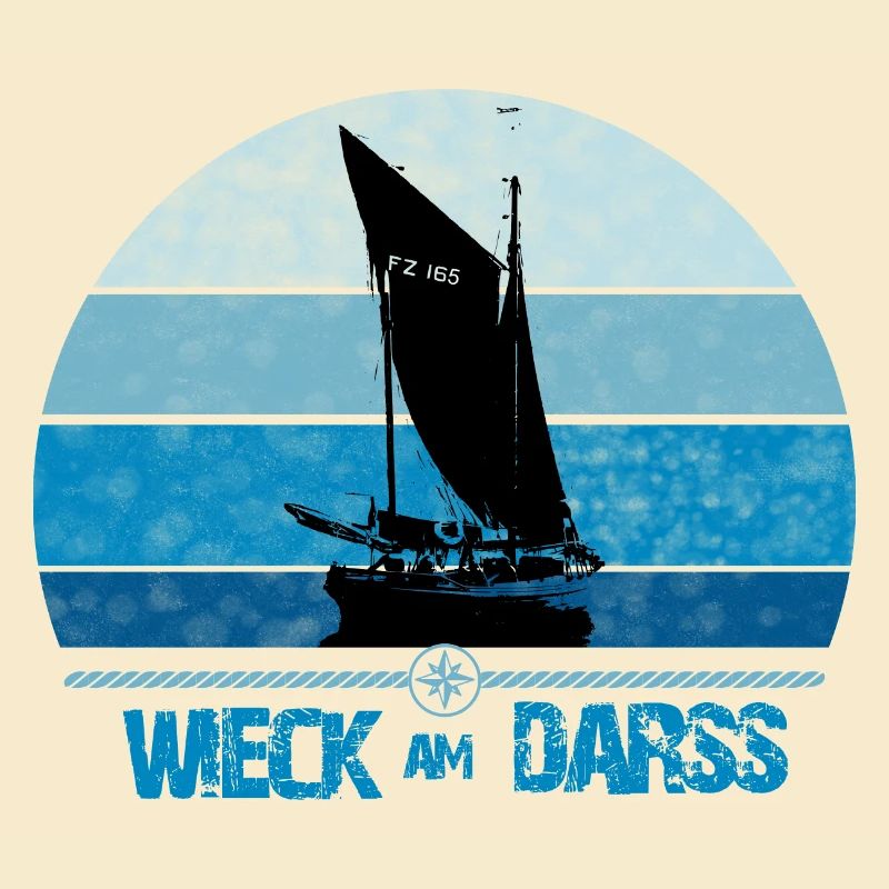Wieck am Darss mit Zeesboot