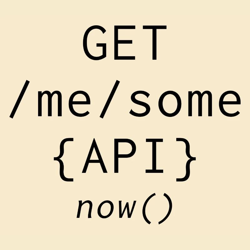 Api programming informatic gift saying