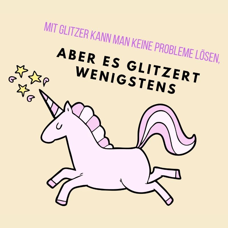 Glitzer Einhorn