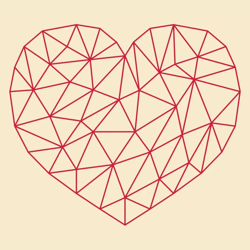 Grid Heart Pattern