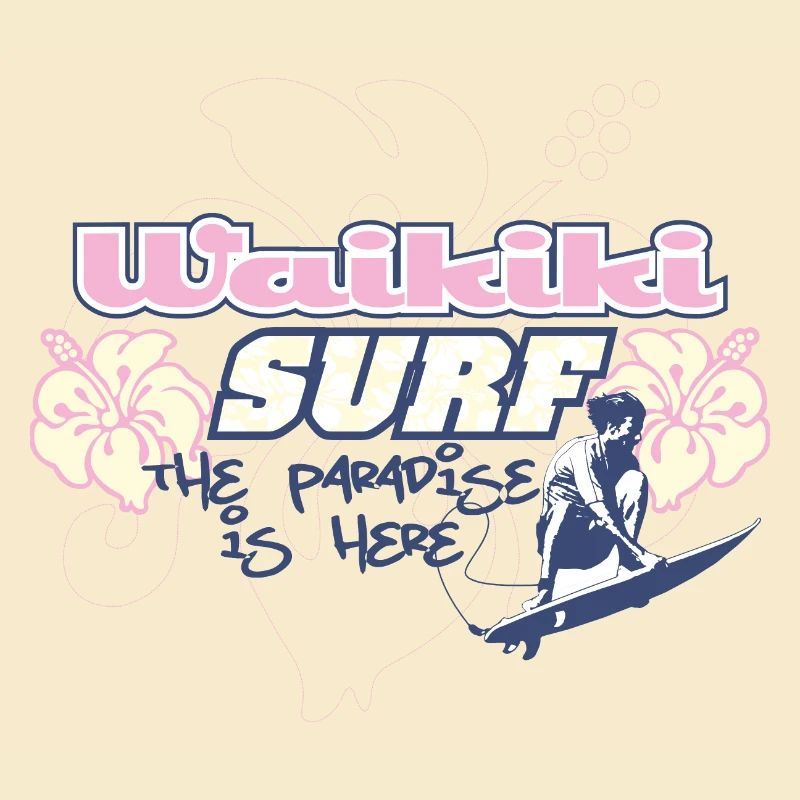 Surfen Sie im Paradies