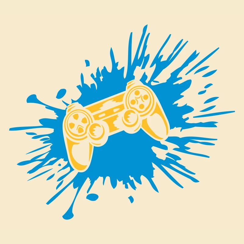 Tropfen Farbklecks Controller Konsole