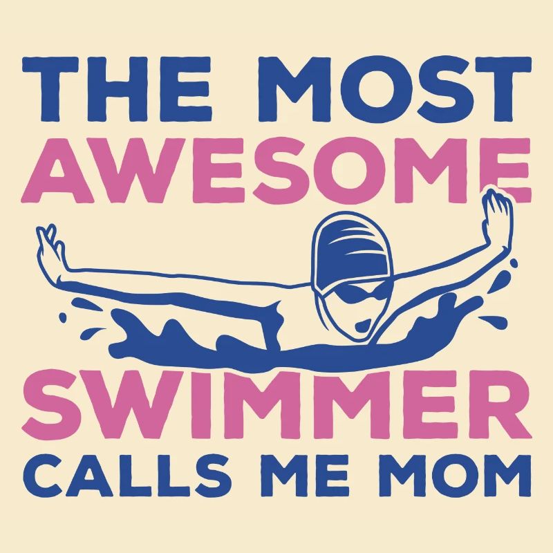 Schwimmer Mutter