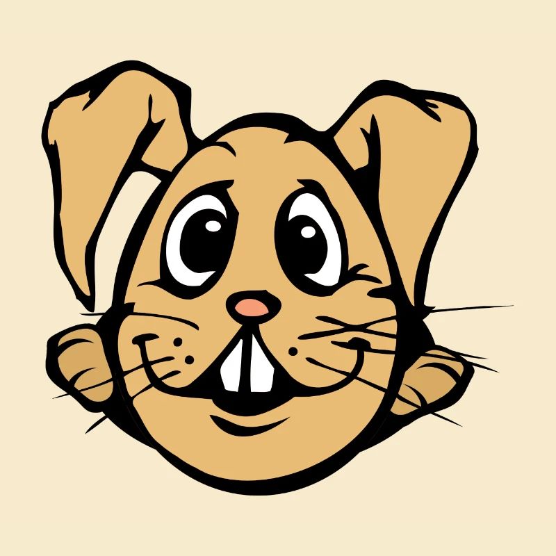 Rabbit! comic bunny egg funny egghead Easter