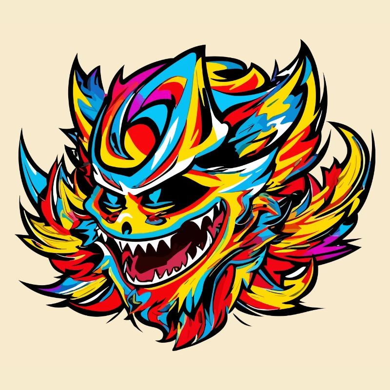 Glückliches Monster