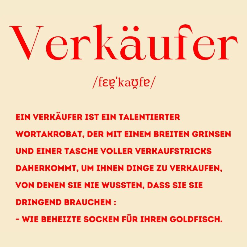 Verkäuferin Definition