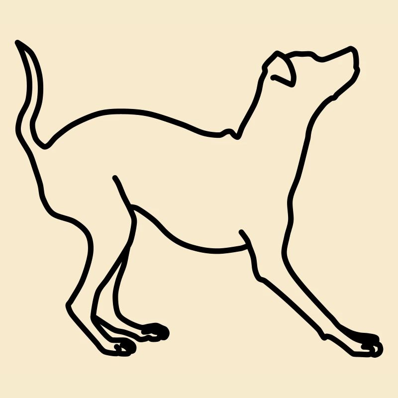 zwergpinscher lineart 1