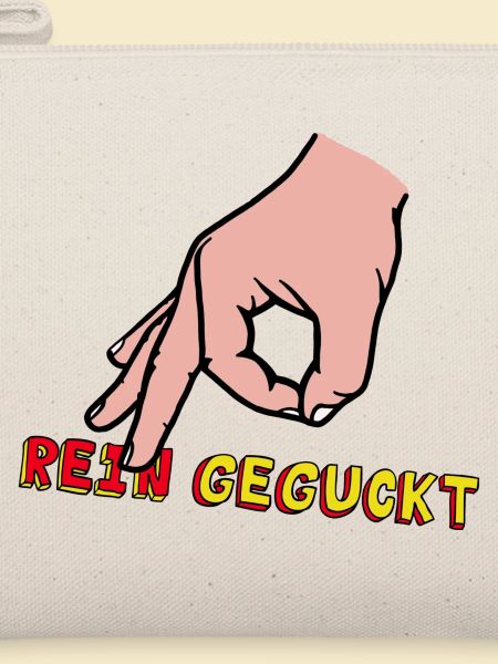 Comic-Hand Zeigefinger mit Retro Text