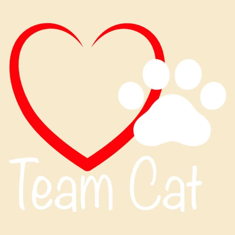 Team Cat mit Herzchen