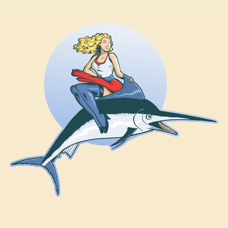Pin Up sur espadon