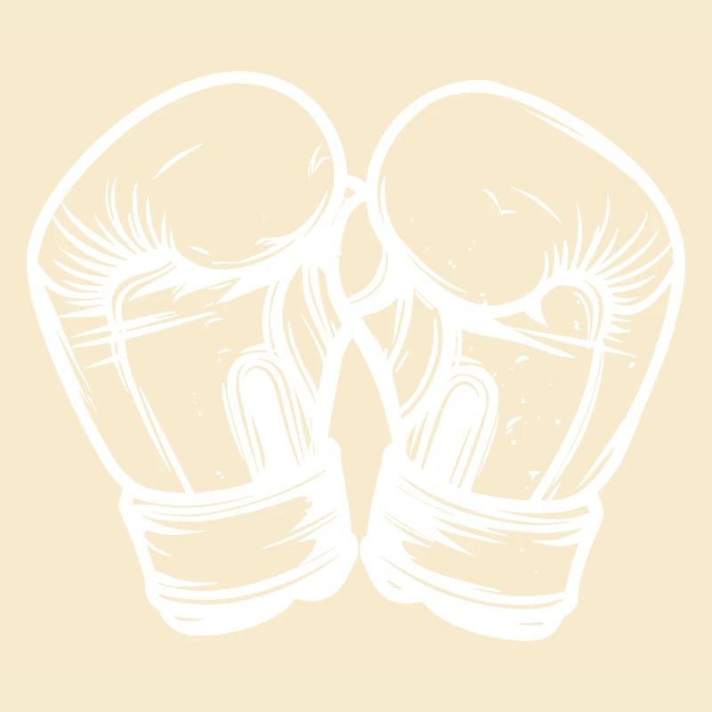 Kickboxhandschuhe Zeichnung