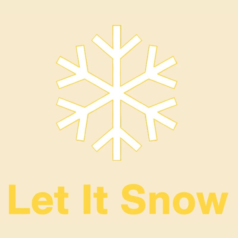 Golden Snowflake - Let It Snow