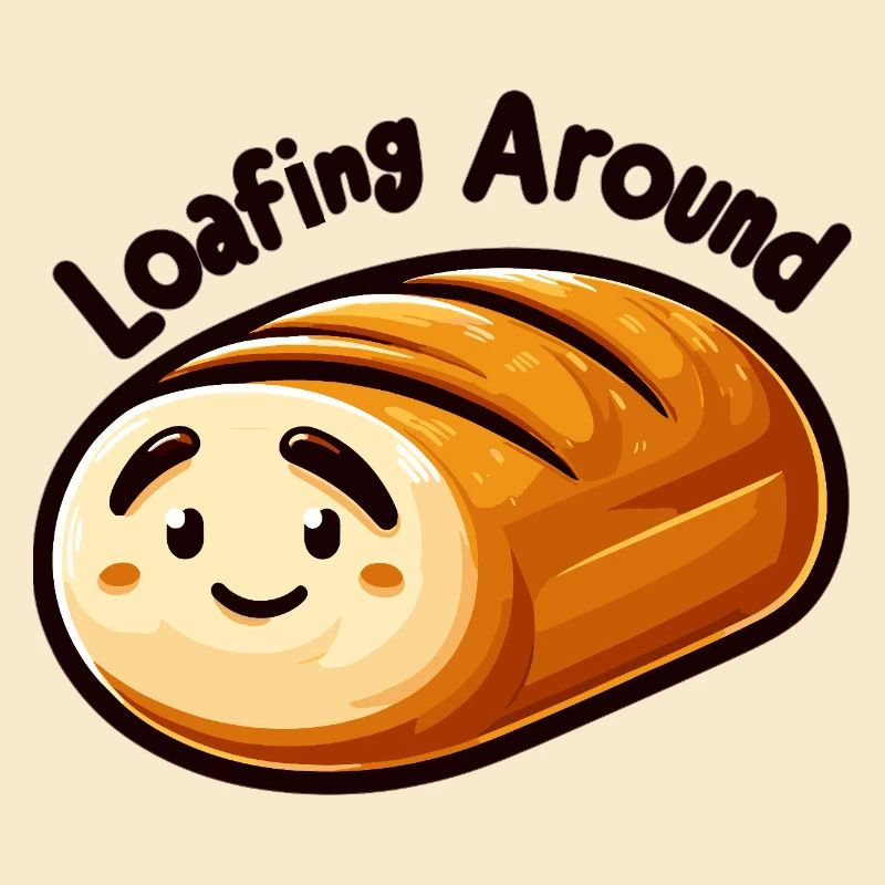 Loafing Around – Kawaii Bread Design