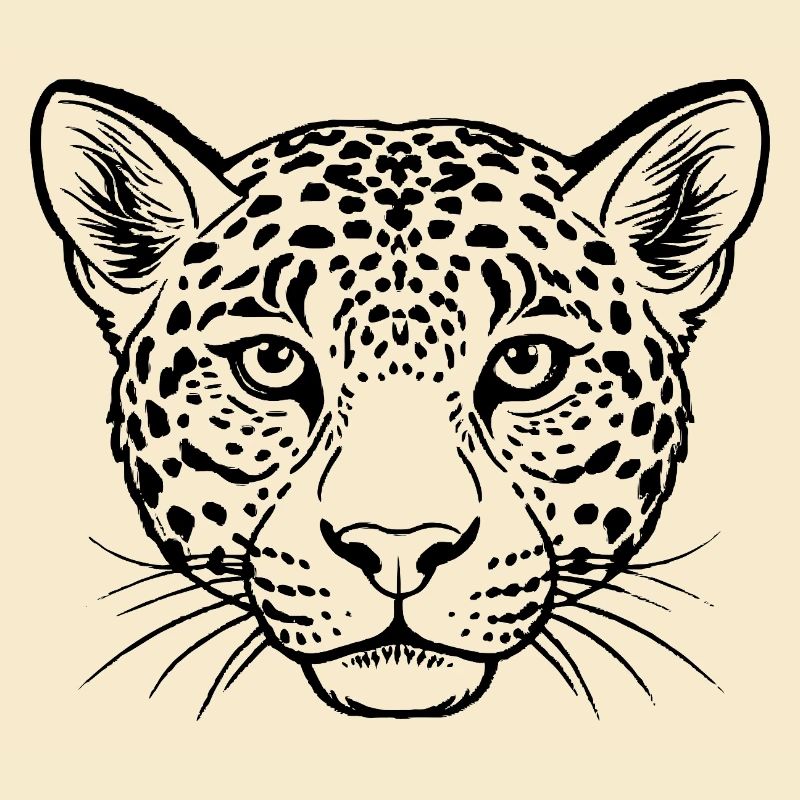 Leopardengesicht