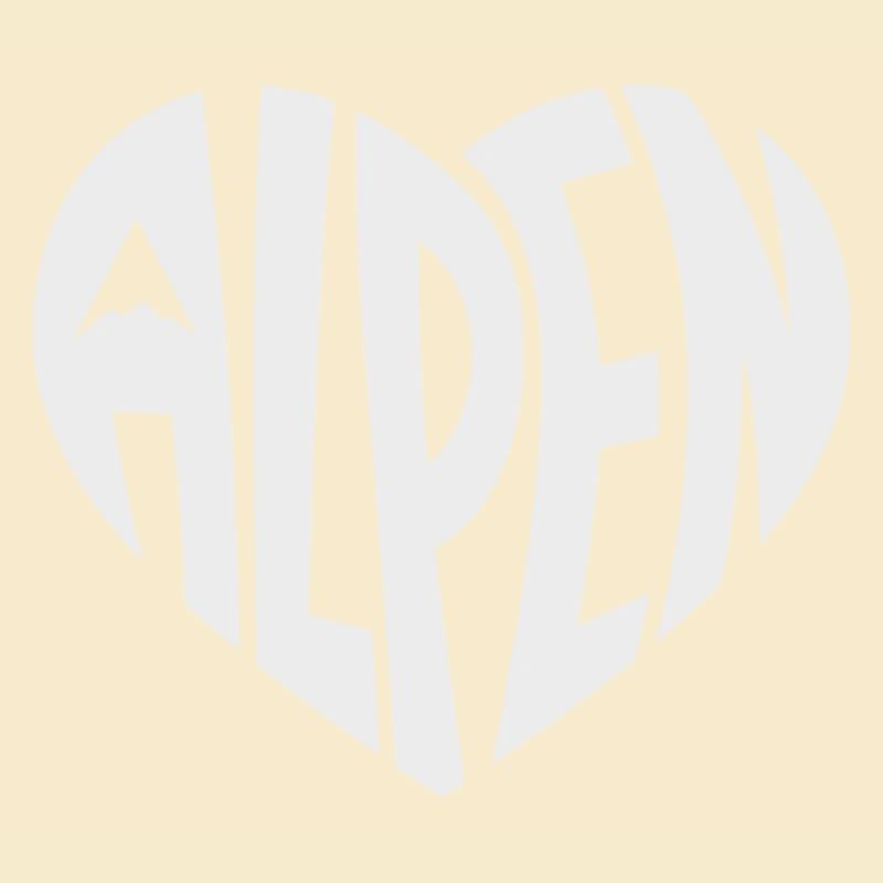 Alpine Heart Design - Couleur de design variable