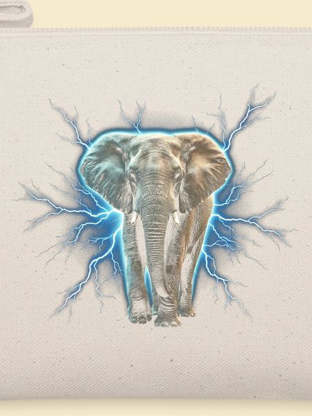 Blitzelefant mit elektrischer Aura