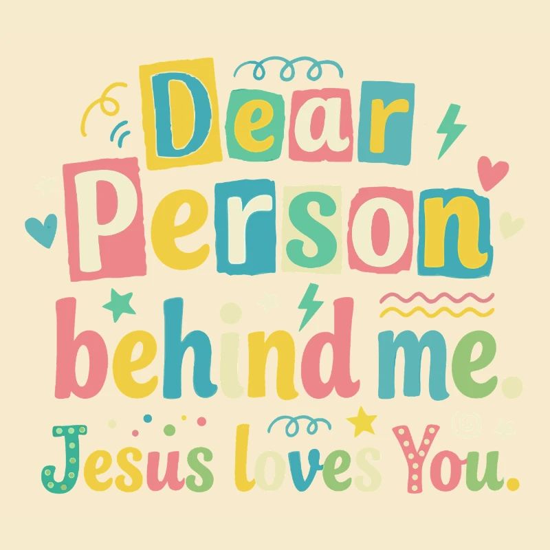 Jesus liebt dich positive Botschaft