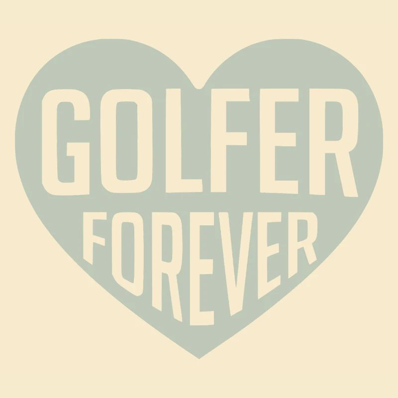 Golfer Forever Herz