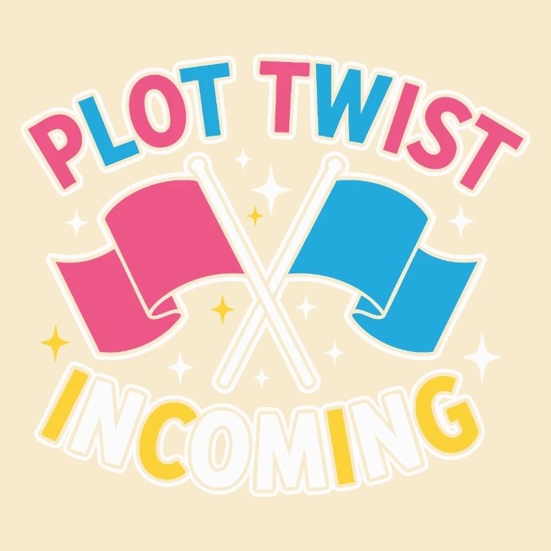 Geschlechter-Enthüllung Plot-Twist – Team Pink Team