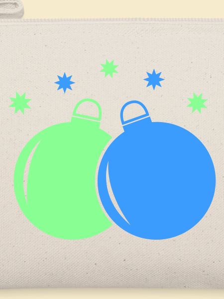 Neon-Weihnachtskugeln Duo