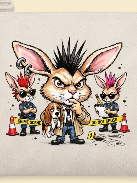 Bunny Punk Ermittler Trio