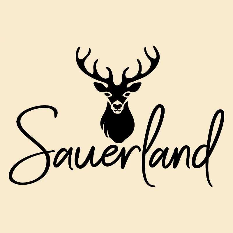 Sauerland mit Hirsch