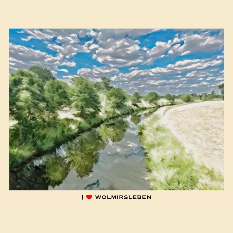 Bodeblick heller Stoff