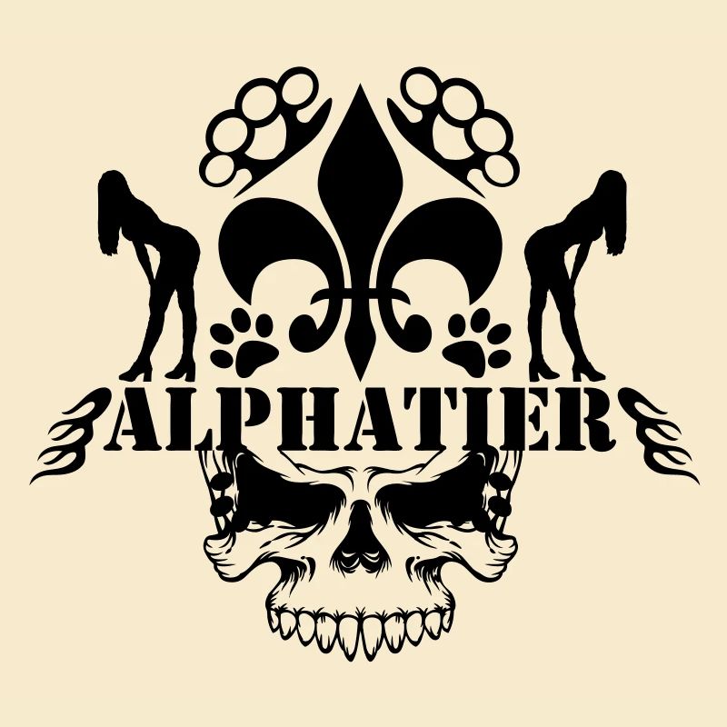 alphatier Vektormotiv
