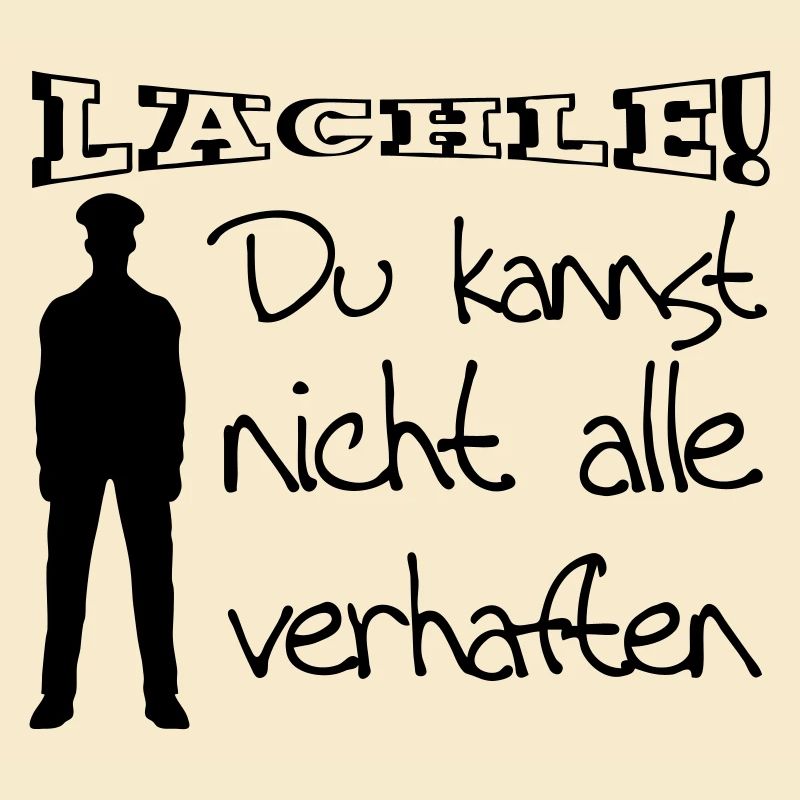 Polizei Geschenk Polizist lustig Spruch Beruf Fun