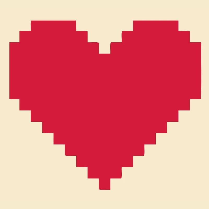 Herz aus Pixel